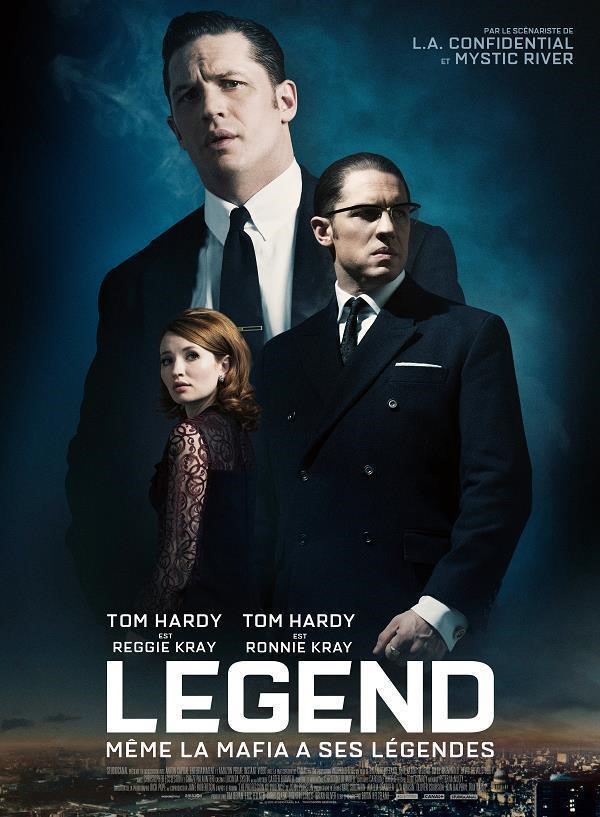 Affiche du film Legend (La lÃ©gende des frÃ¨res Kray)