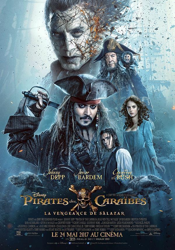 Affiche du film Pirates des Caraibes (5) - La Vengeance de Salazar