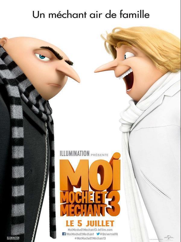 affiche du film Moi, Moche et MÃ©chant 3