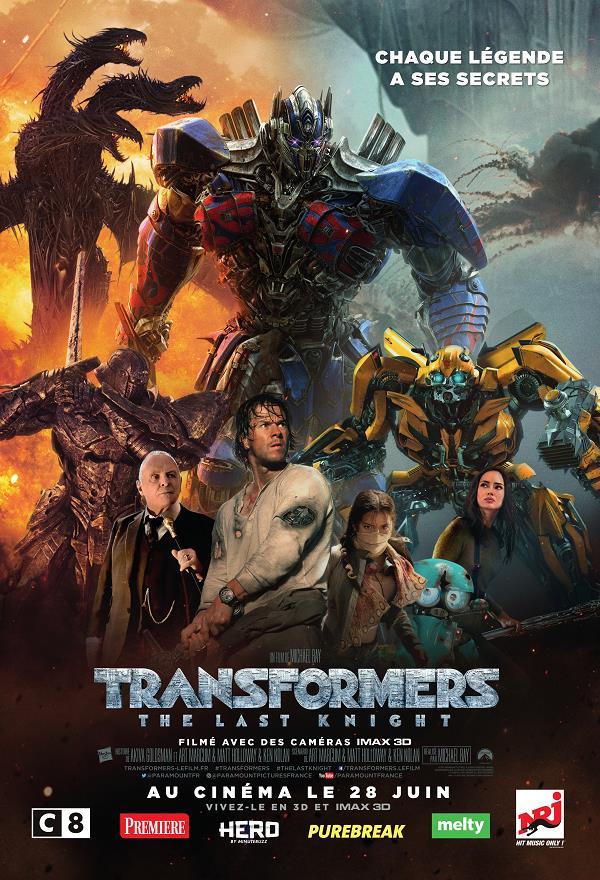 Affiche du film Transformers : The Last Knight