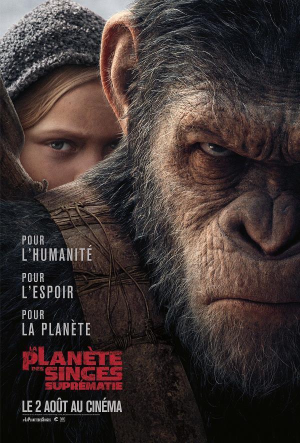 Affiche du film La PlanÃ¨te des Singes : Suprematie